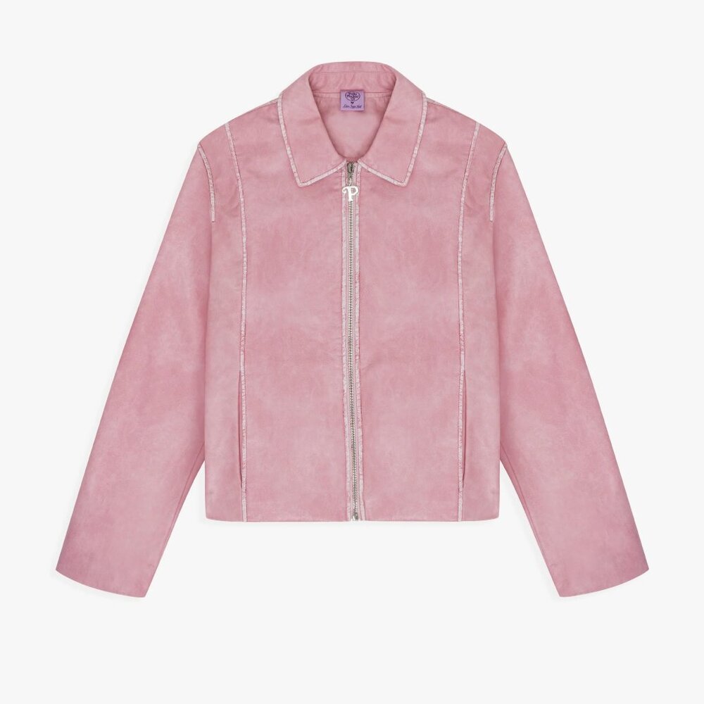 Shelby Jacket Lisa Says Gah Polly Pocket Limited Edition Pink Vegan Leather